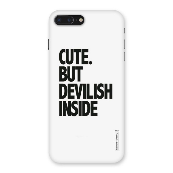 Cute But Devil Back Case for iPhone 7 Plus