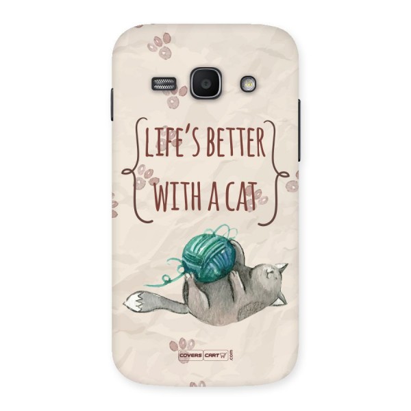 Cute Cat Back Case for Galaxy Ace 3