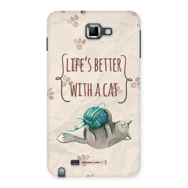 Cute Cat Back Case for Galaxy Note