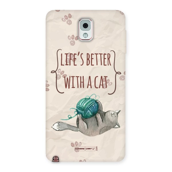 Cute Cat Back Case for Galaxy Note 3