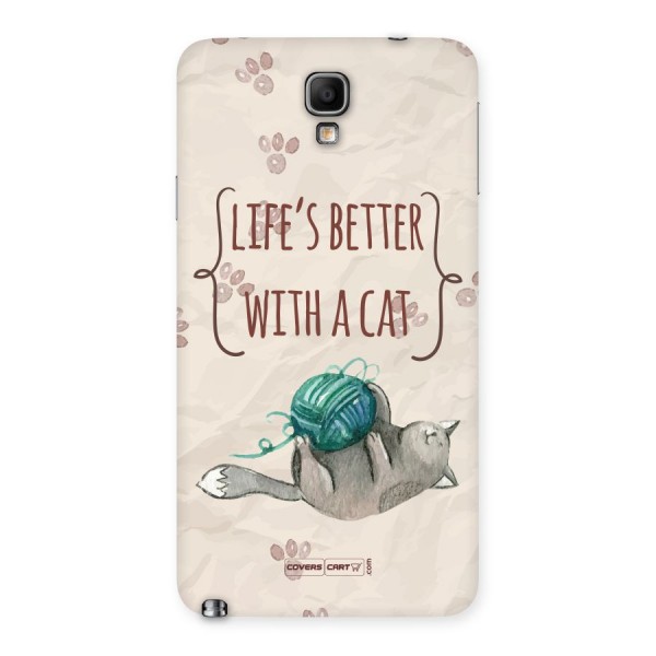 Cute Cat Back Case for Galaxy Note 3 Neo