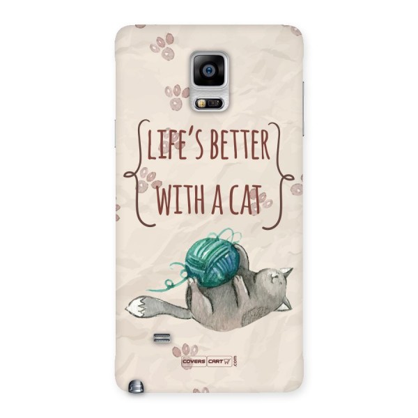 Cute Cat Back Case for Galaxy Note 4