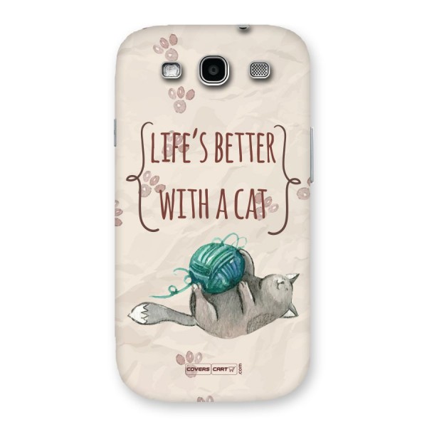 Cute Cat Back Case for Galaxy S3