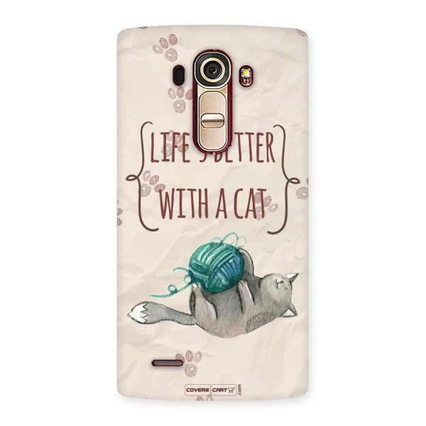 Cute Cat Back Case for LG G4
