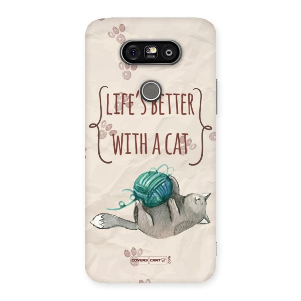 Cute Cat Back Case for LG G5