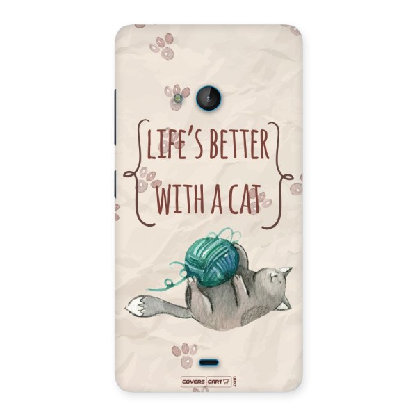 Cute Cat Back Case for Lumia 540