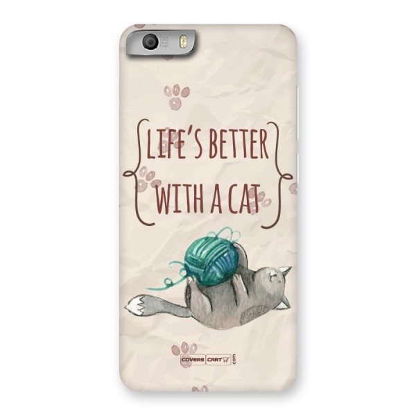 Cute Cat Back Case for Micromax Canvas Knight 2