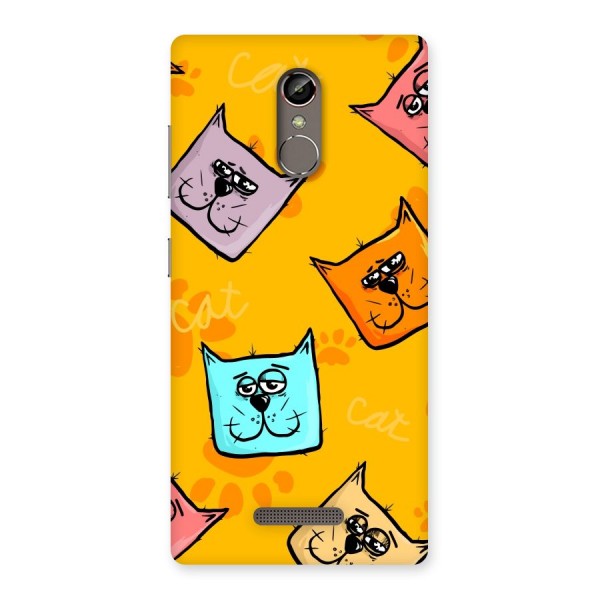 Cute Cat Pattern Back Case for Gionee S6s