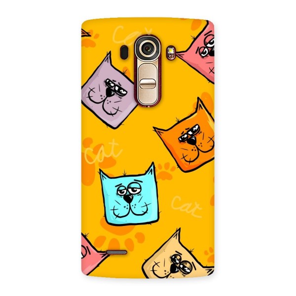 Cute Cat Pattern Back Case for LG G4