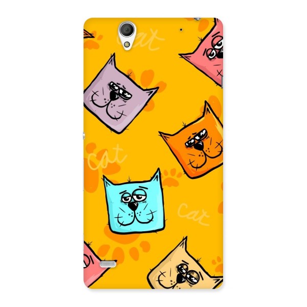 Cute Cat Pattern Back Case for Sony Xperia C4