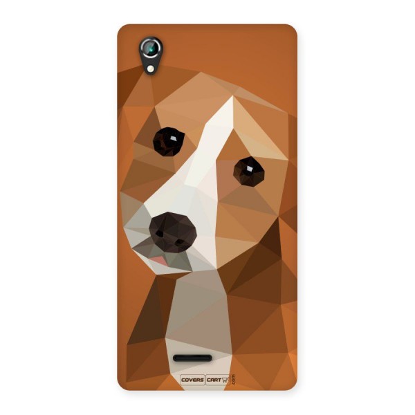 Cute Dog Back Case for Lava Iris 800