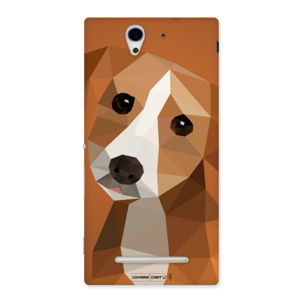 Cute Dog Back Case for Sony Xperia C3