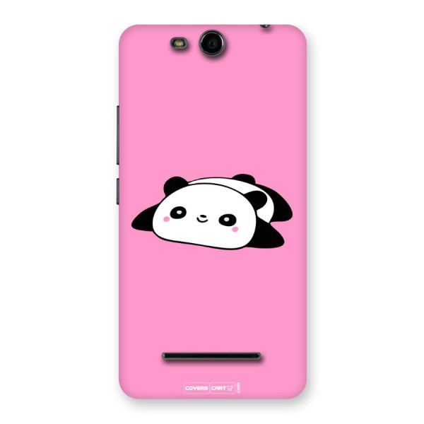 Cute Lazy Panda Back Case for Micromax Canvas Juice 3 Q392