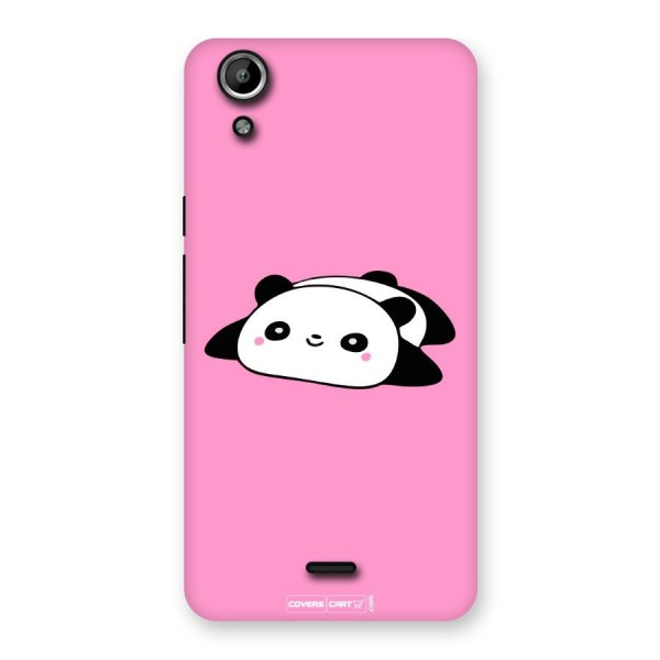 Cute Lazy Panda Back Case for Micromax Canvas Selfie Lens Q345