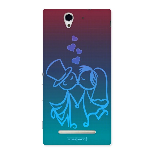 Cute Love Back Case for Sony Xperia C3