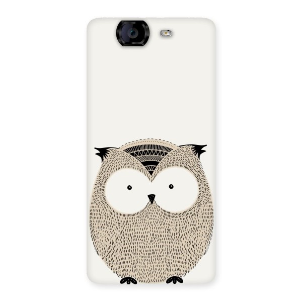 Cute Owl Back Case for Canvas Knight A350