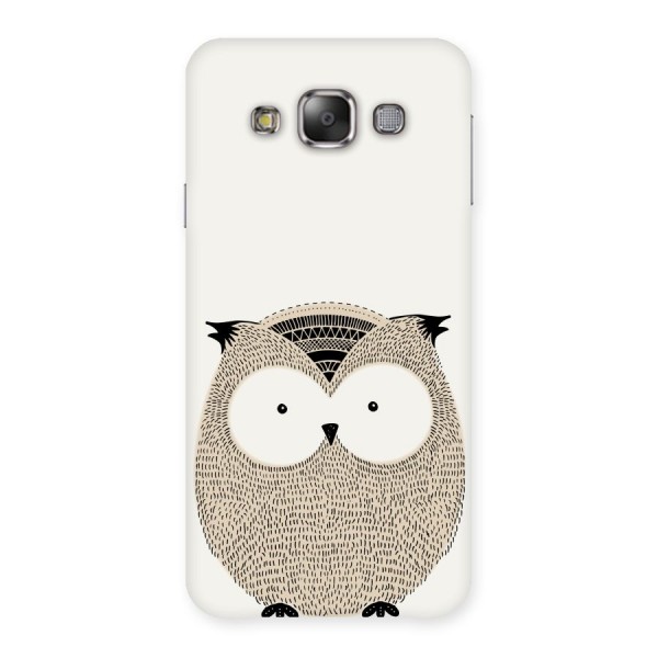 Cute Owl Back Case for Galaxy E7