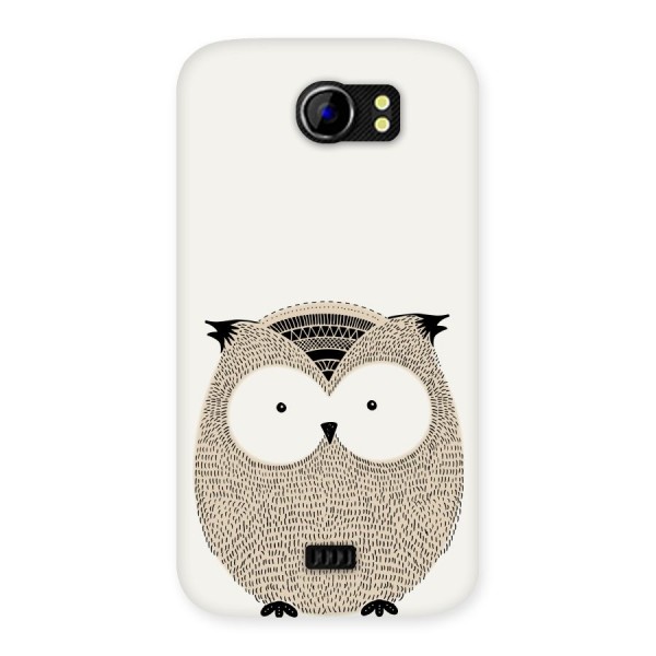 Cute Owl Back Case for Micromax Canvas 2 A110