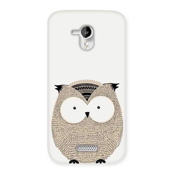Cute Owl Back Case for Micromax Canvas HD A116