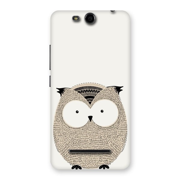 Cute Owl Back Case for Micromax Canvas Juice 3 Q392