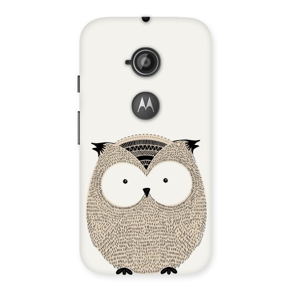 Cute Owl Back Case for Moto E 2nd Gen