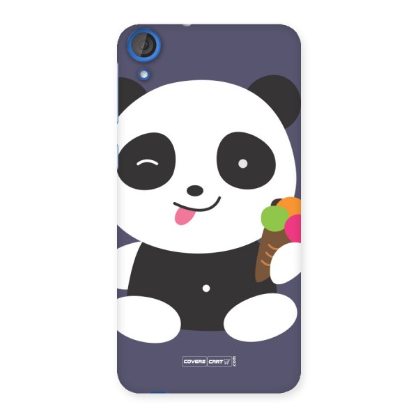 Cute Panda Blue Back Case for HTC Desire 820