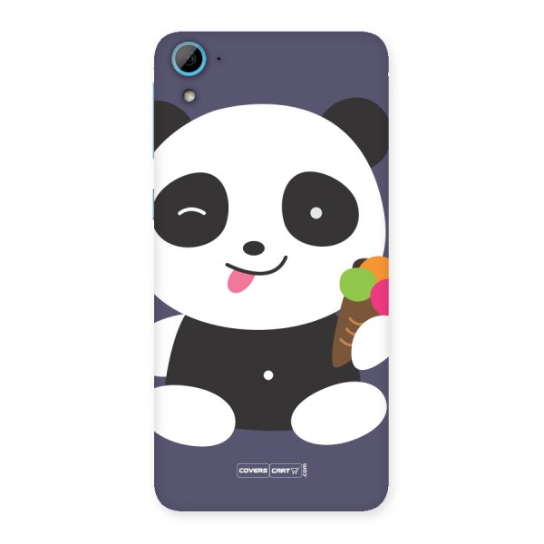 Cute Panda Blue Back Case for HTC Desire 826