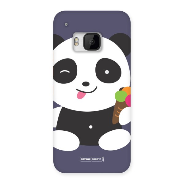 Cute Panda Blue Back Case for HTC One M9