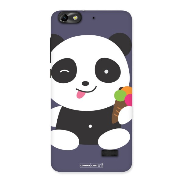 Cute Panda Blue Back Case for Honor 4C