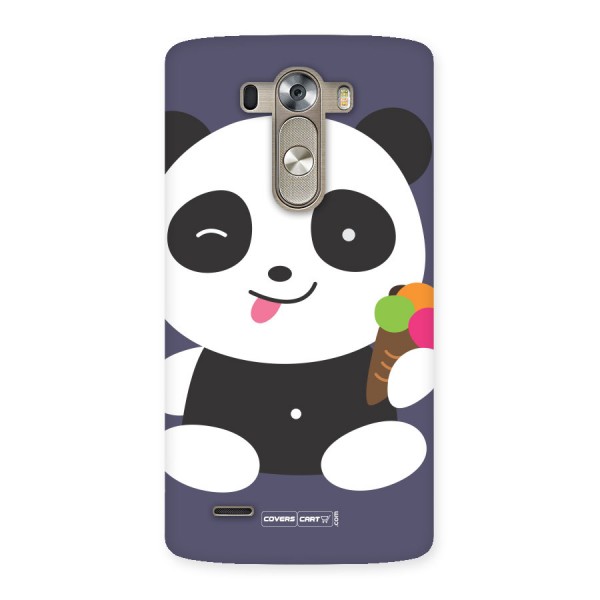 Cute Panda Blue Back Case for LG G3