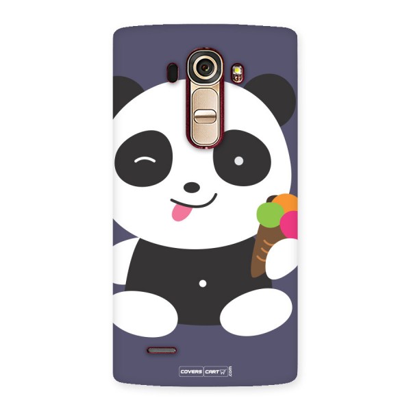 Cute Panda Blue Back Case for LG G4