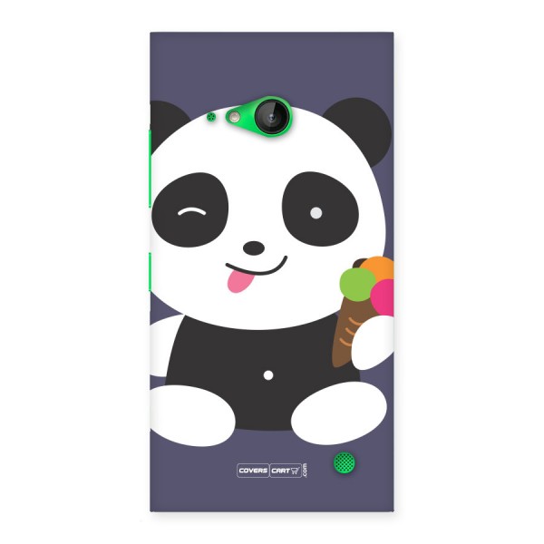 Cute Panda Blue Back Case for Lumia 730