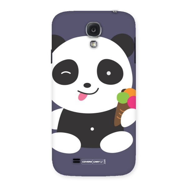 Cute Panda Blue Back Case for Samsung Galaxy S4