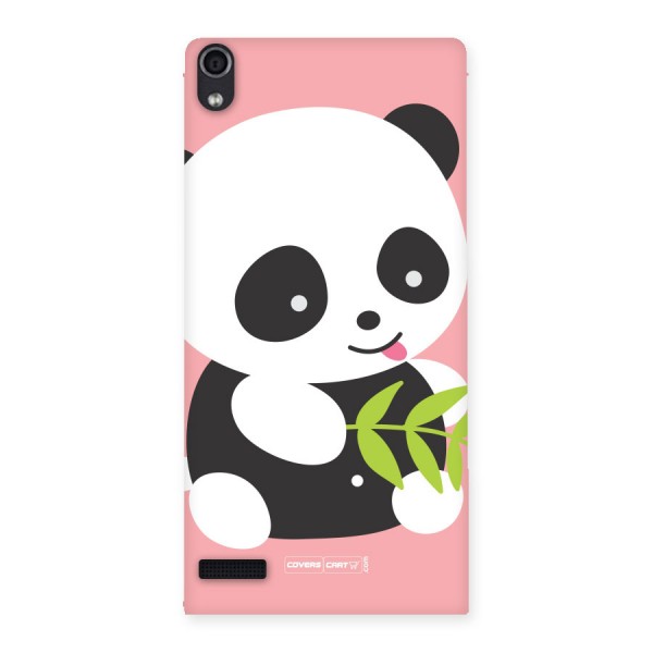 Cute Panda Pink Back Case for Ascend P6