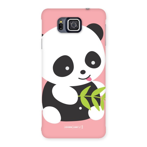 Cute Panda Pink Back Case for Galaxy Alpha