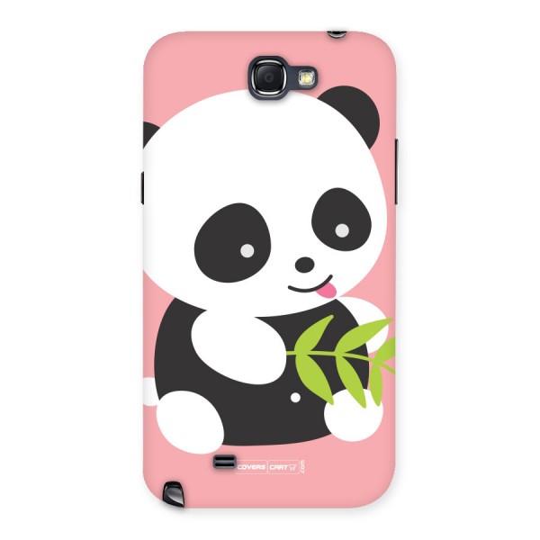 Cute Panda Pink Back Case for Galaxy Note 2