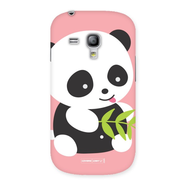 Cute Panda Pink Back Case for Galaxy S3 Mini