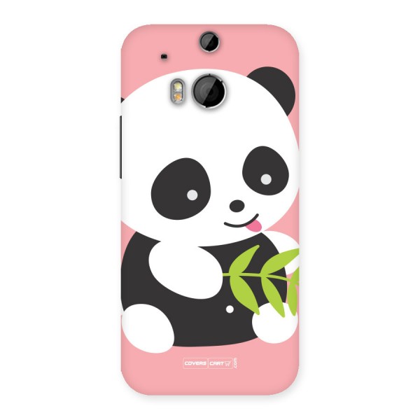 Cute Panda Pink Back Case for HTC One M8