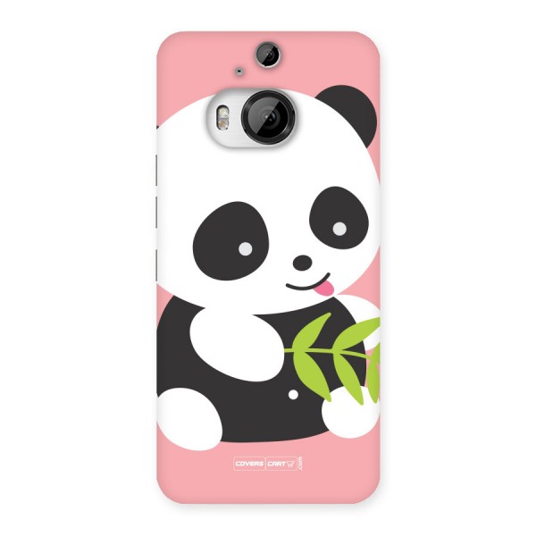 Cute Panda Pink Back Case for HTC One M9 Plus
