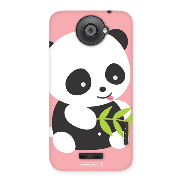 Cute Panda Pink Back Case for HTC One X