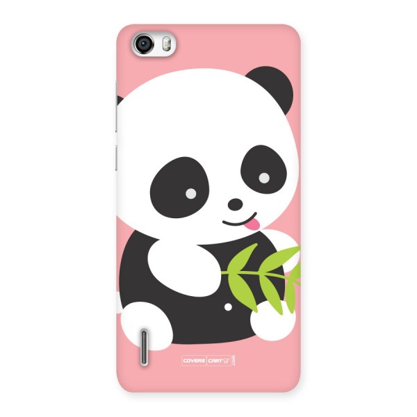 Cute Panda Pink Back Case for Honor 6