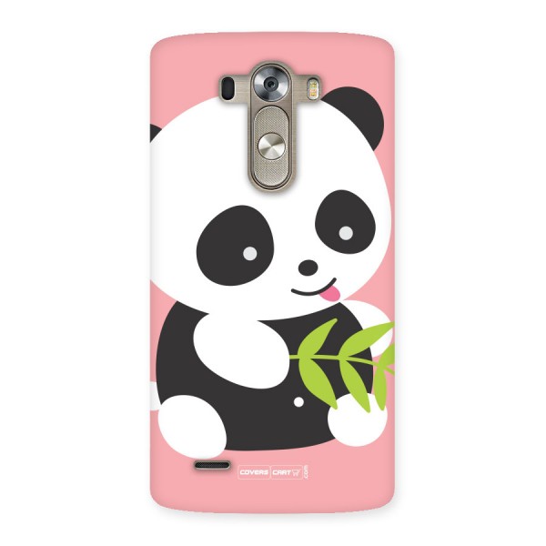 Cute Panda Pink Back Case for LG G3