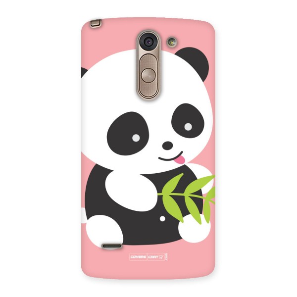 Cute Panda Pink Back Case for LG G3 Stylus