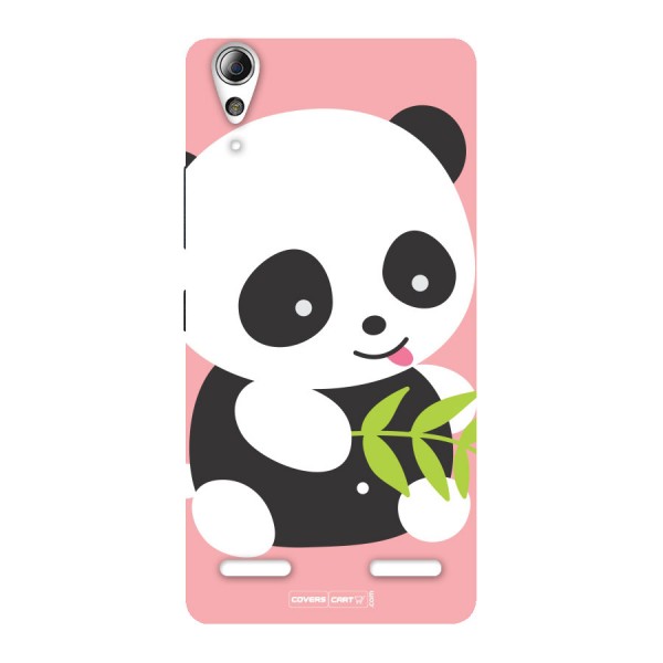 Cute Panda Pink Back Case for Lenovo A6000