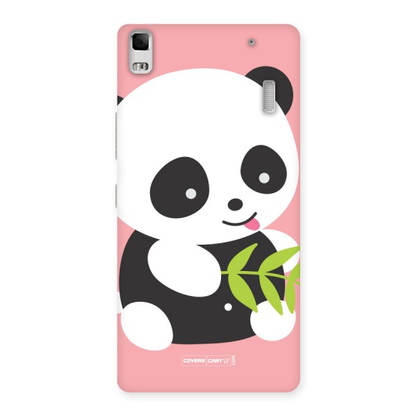 Cute Panda Pink Back Case for Lenovo A7000