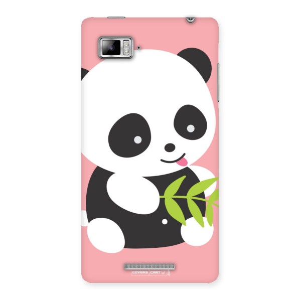 Cute Panda Pink Back Case for Lenovo Vibe Z K910