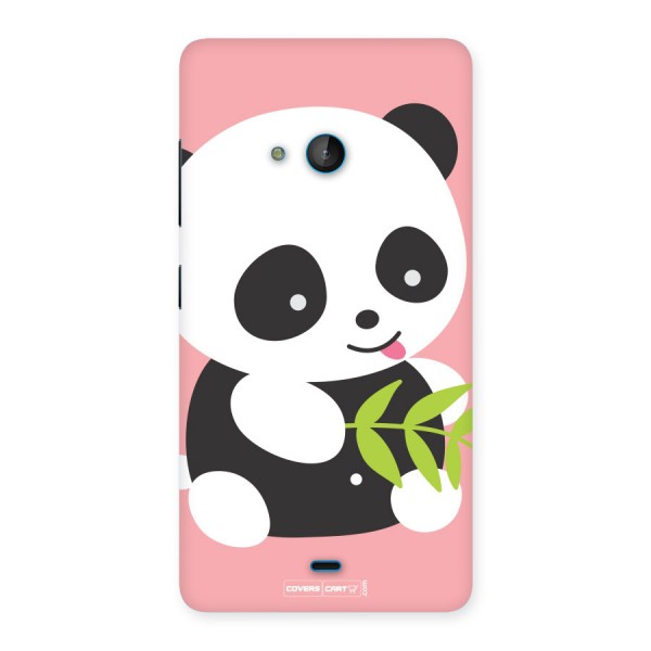 Cute Panda Pink Back Case for Lumia 540