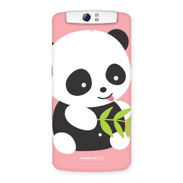 Cute Panda Pink Back Case for Oppo N1
