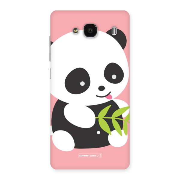 Cute Panda Pink Back Case for Redmi 2