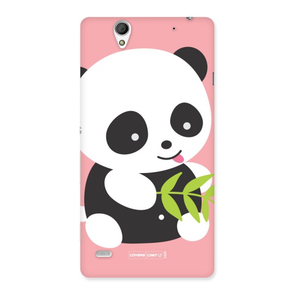 Cute Panda Pink Back Case for Sony Xperia C4
